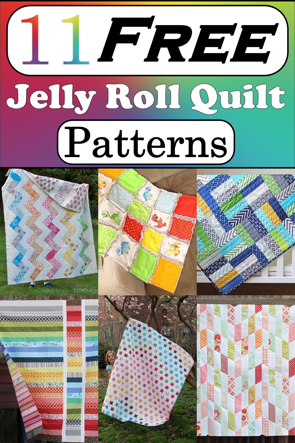 11 Free Jelly Roll Quilt Patterns For Beginners - Craftsy