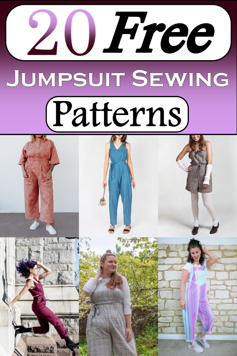 Free Jumpsuit Sewing Patterns 1