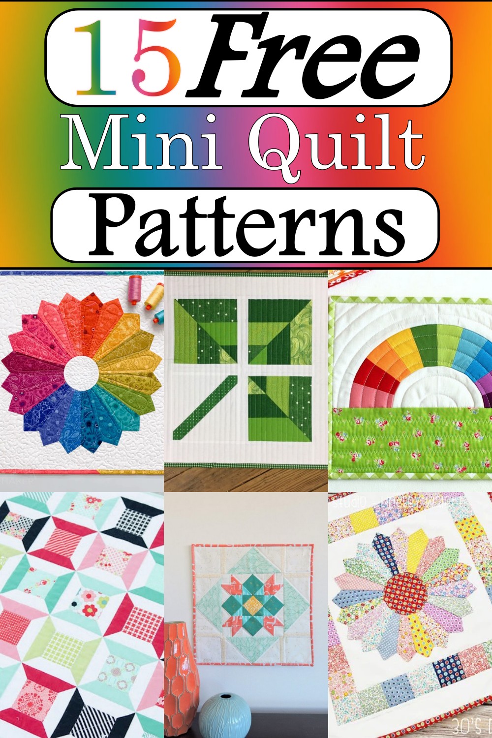 15 Free Mini Quilt Patterns - Craftsy