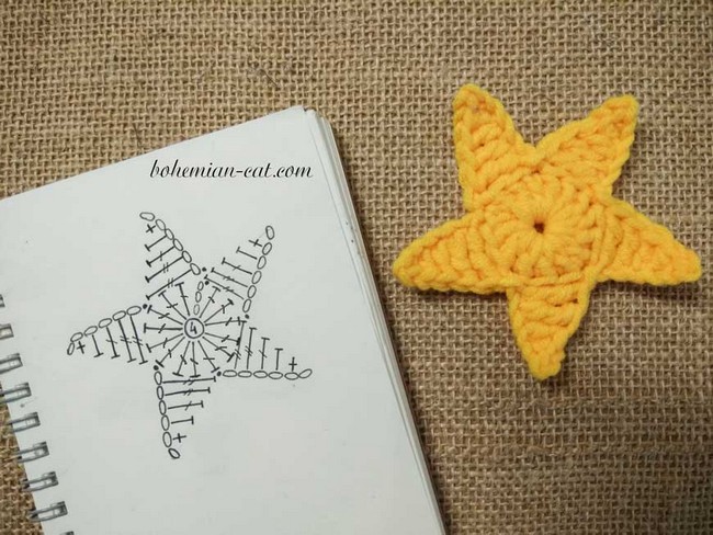 Free Star Crochet Pattern