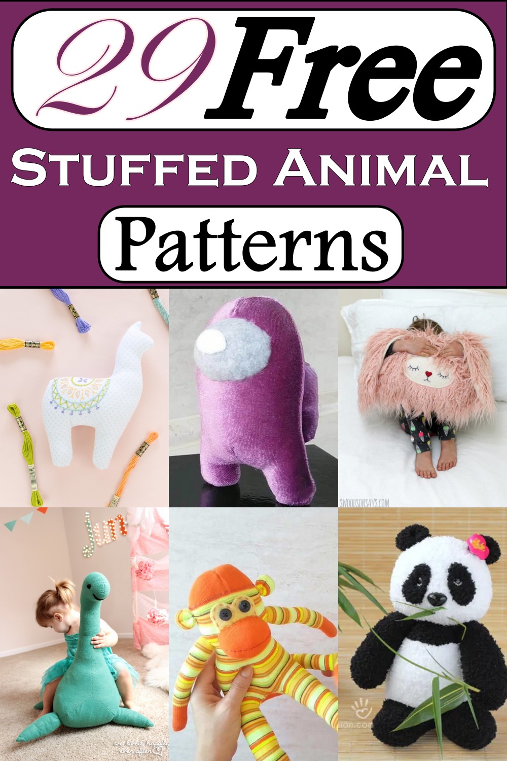 29 Unique Free Stuffed Animal Patterns - Craftsy