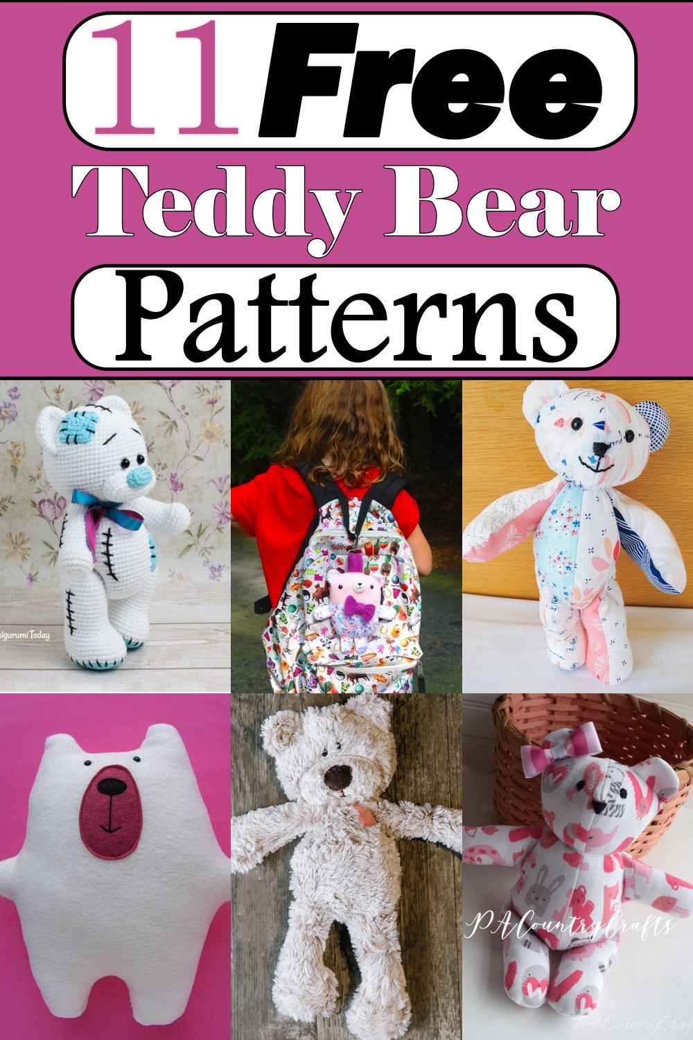 Free Teddy Bear Patterns