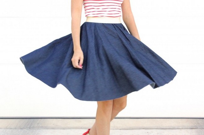 Fun Single And Double Layer Circle Skirt