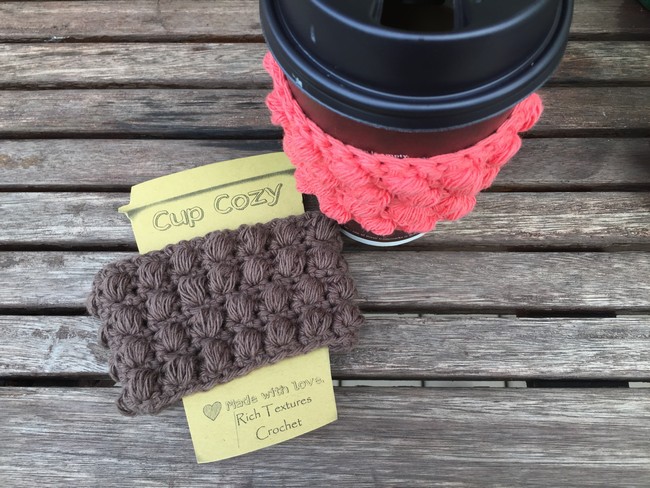 Grip Cup Cozy To Crochet
