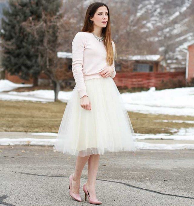 Gorgeous And Simple To Sew Tulle Skirt