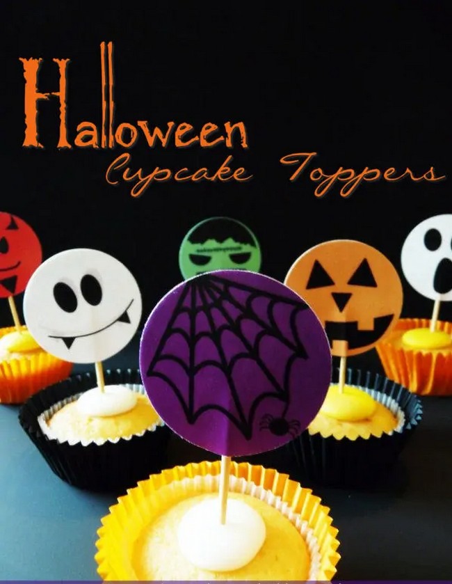 Halloween Cupcake Toppers