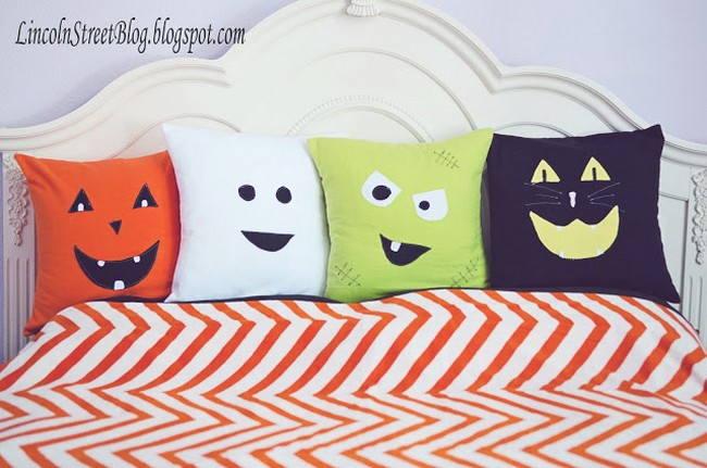 Halloween Face Pillows
