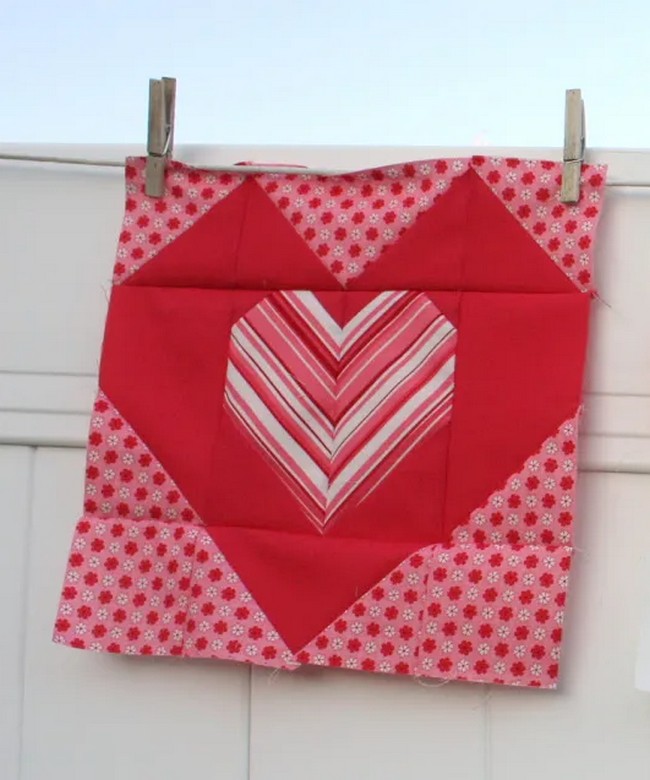 Heart Quilt Block