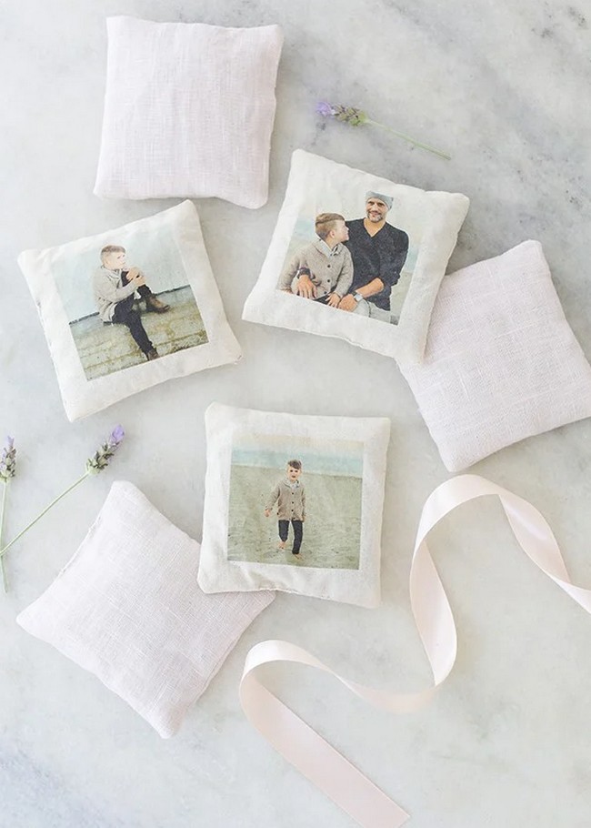 Lavender Sachets with Photos