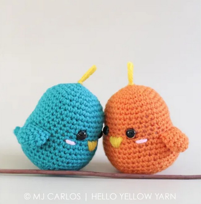 Lovebirds Free Crochet Amigurumi Pattern