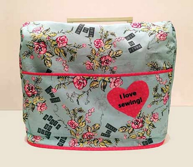 Made To Measure Sewing Machine Cover With Binding