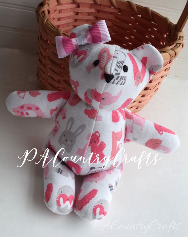 Memory Bear From Baby Clothes