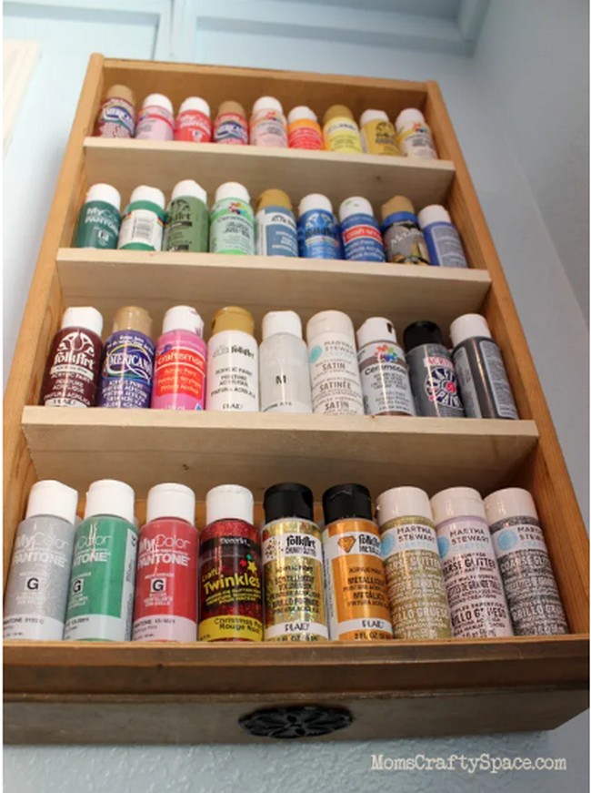 Paint Storage Shelf