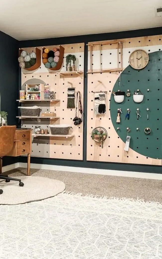 Pegboard Wall