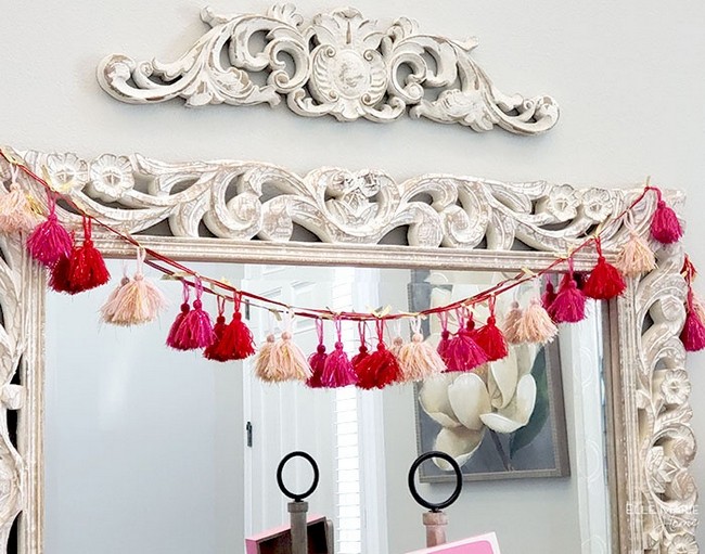 Pink Tassel Garland