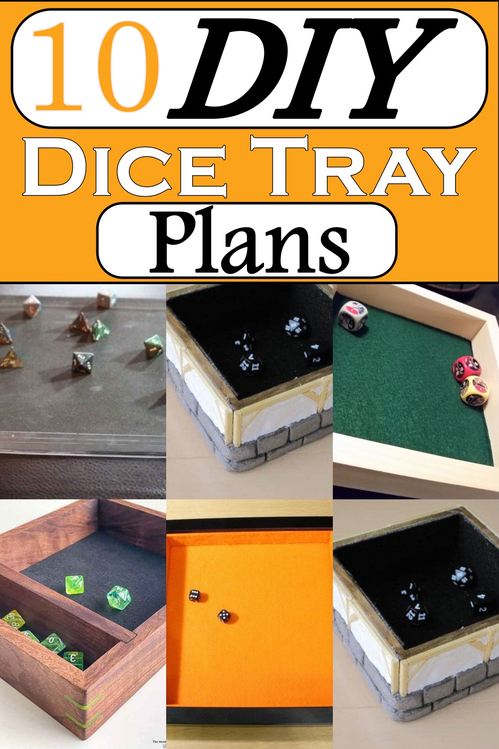 Quick And Easy DIY Dice Tray Plans