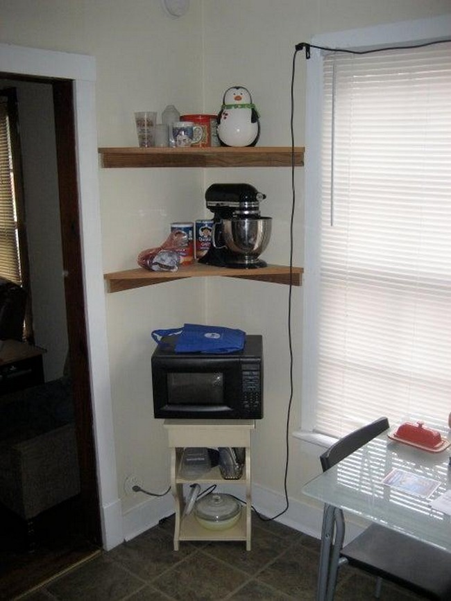 Simple Corner Shelf