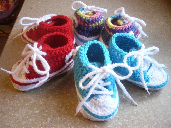 Stylish Crochet Baby Booties