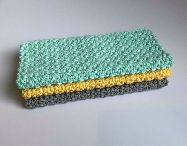 Sunshine Dishcloth Free Crochet Pattern