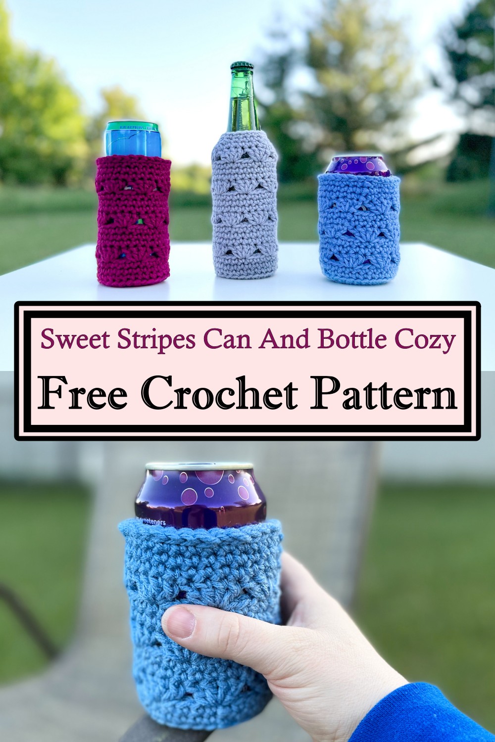 Crochet Can Cozy Mitten Free Pattern