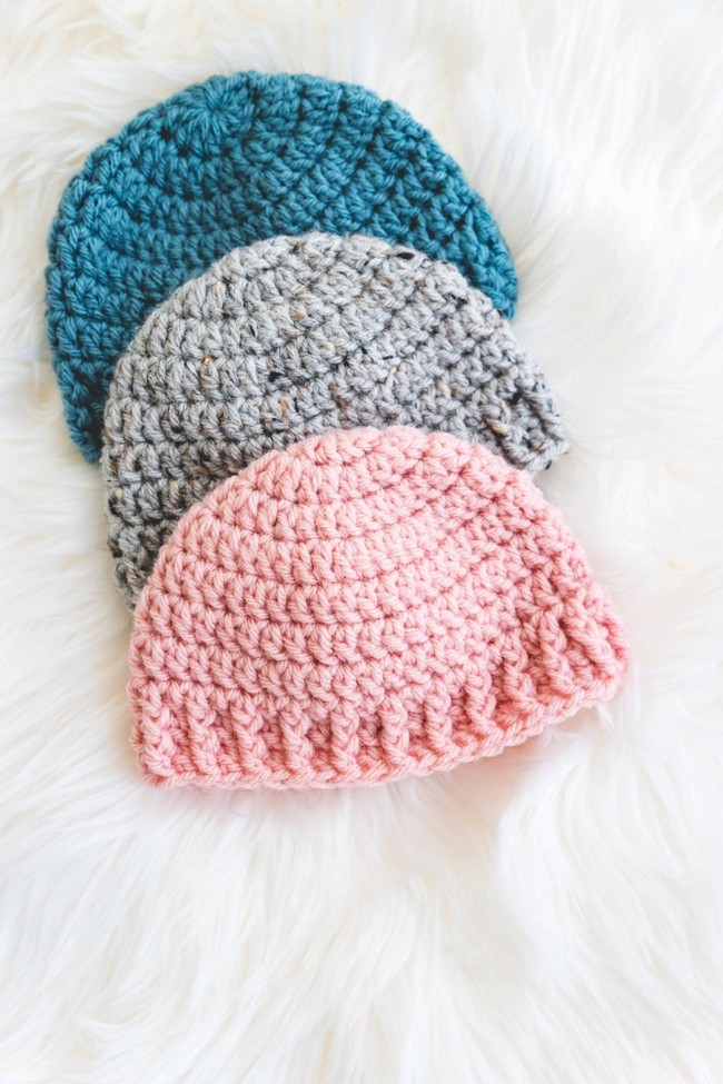 The Parker Crochet Baby Hat