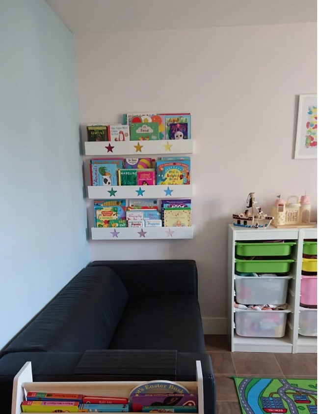 Wall Mounted Bookcase