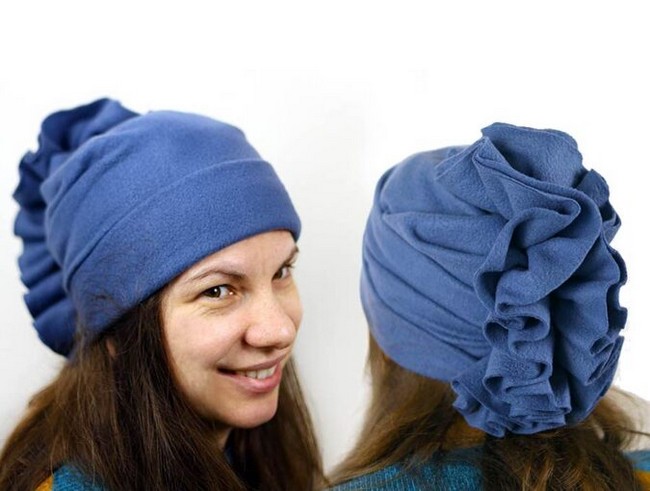 Winter Hat With Pleats