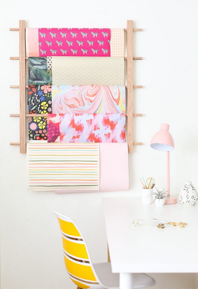 Wrapping Paper Organizer