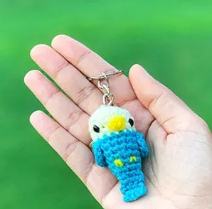 crochet keychain amigurumi pattern