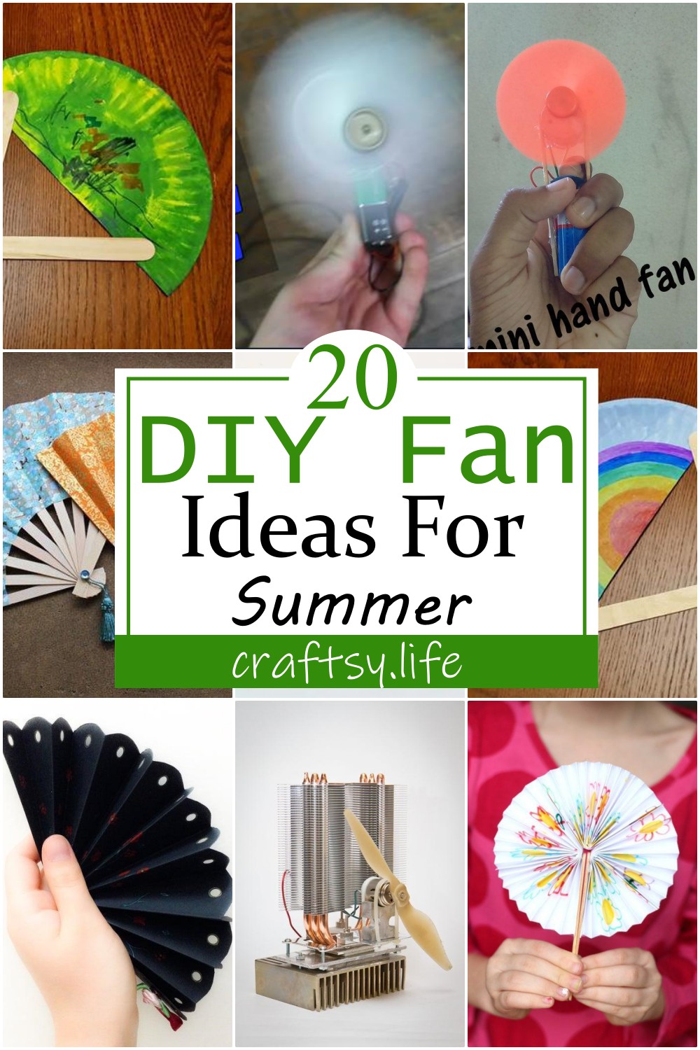20 DIY Fan Ideas For Summer