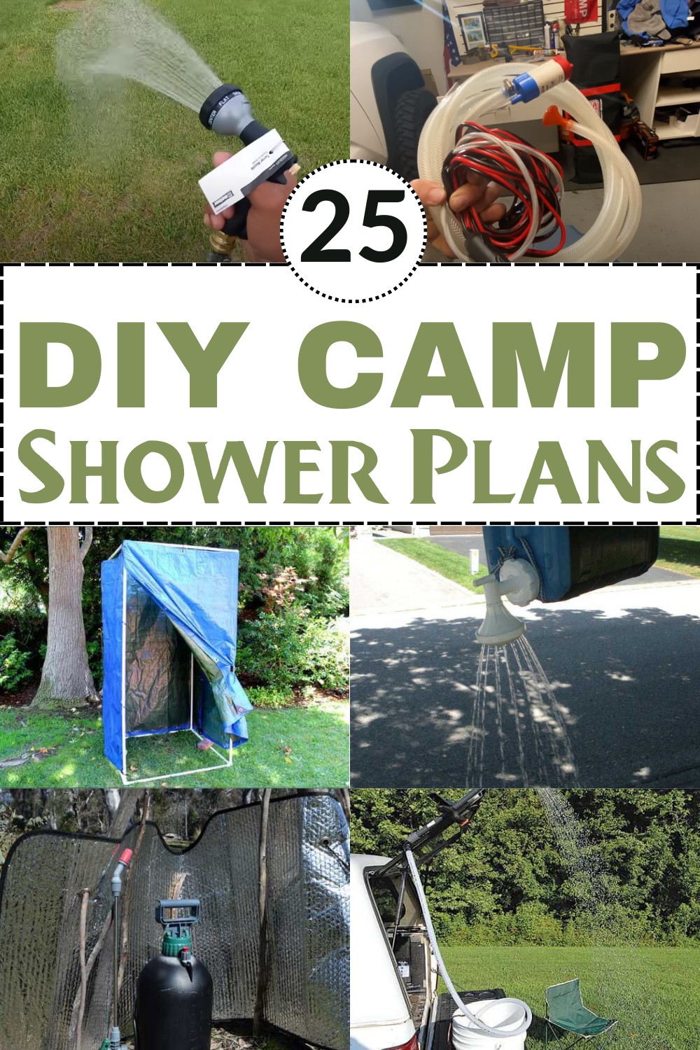DIY Camp Shower Plans