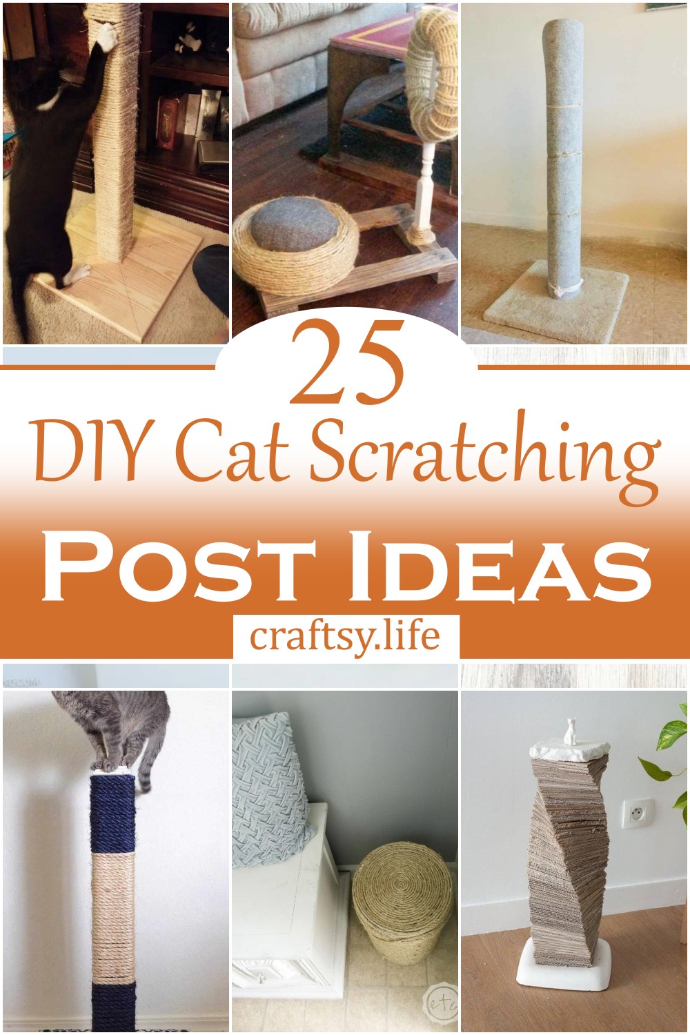 DIY Cat Scratching Post Ideas