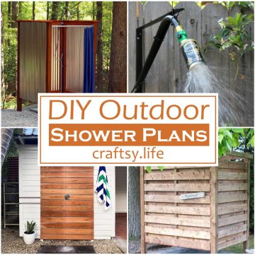 DIY Outdoor Shower Plans 1
