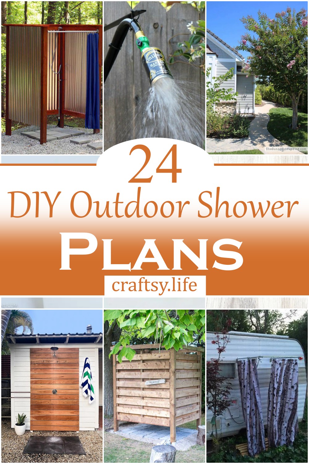 DIY Outdoor Shower Plans