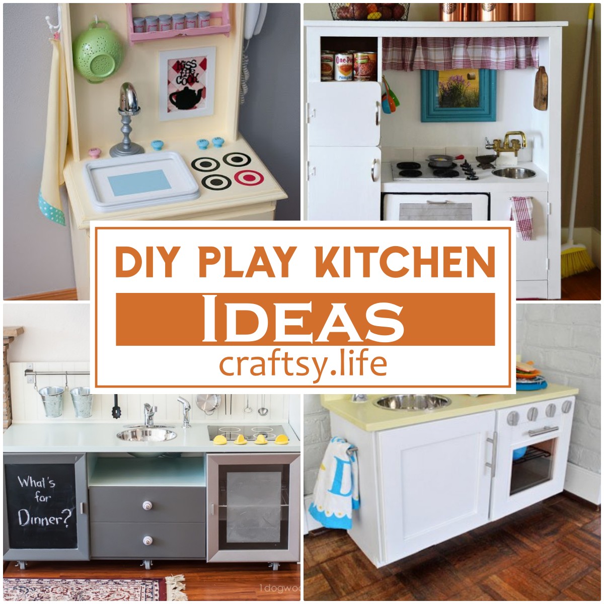 DIY Play Kitchen Ideas