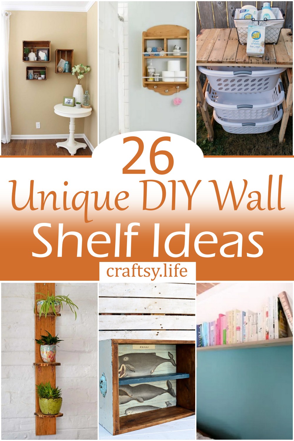 DIY Wall Shelf Ideas 1