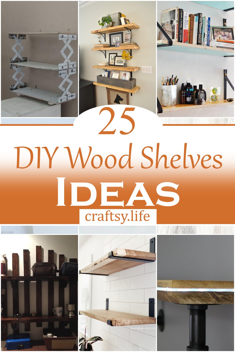 DIY Wood Shelves Ideas