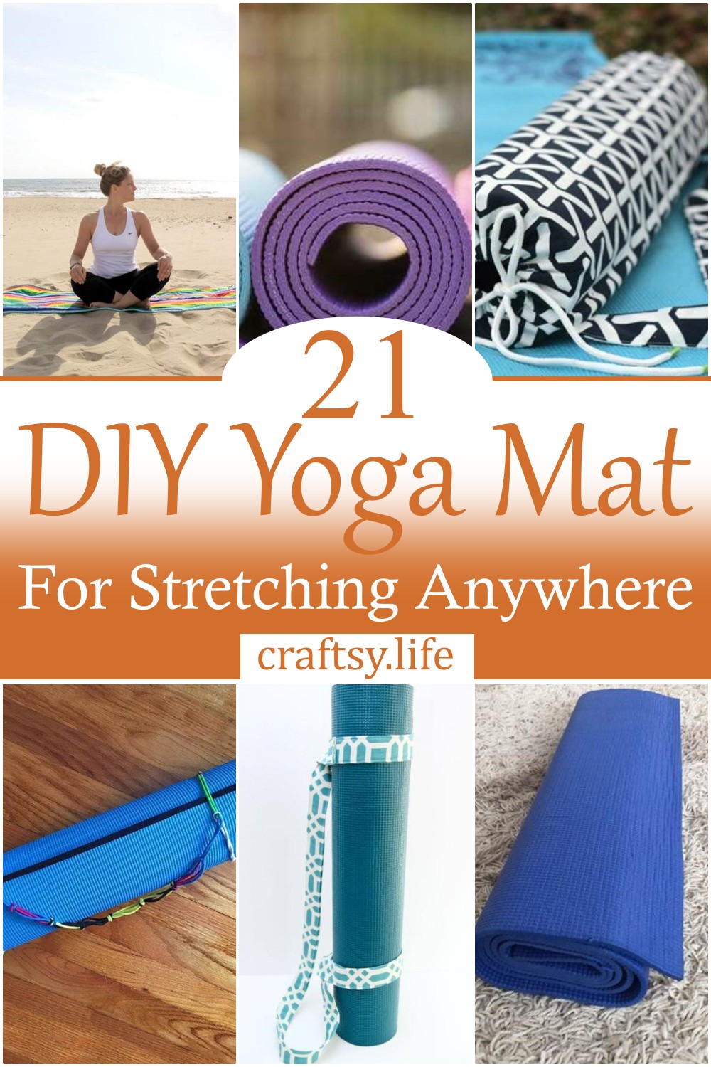 DIY Yoga Mat For Stretching Anywhere