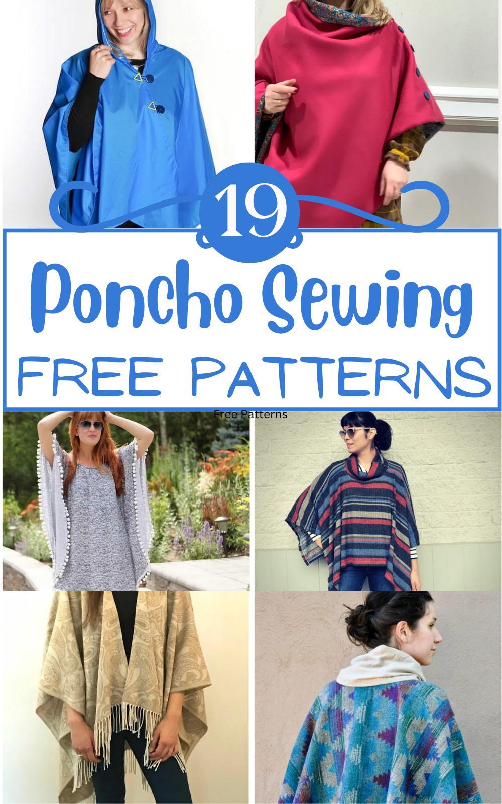 Easy Free Poncho Sewing Patterns 1