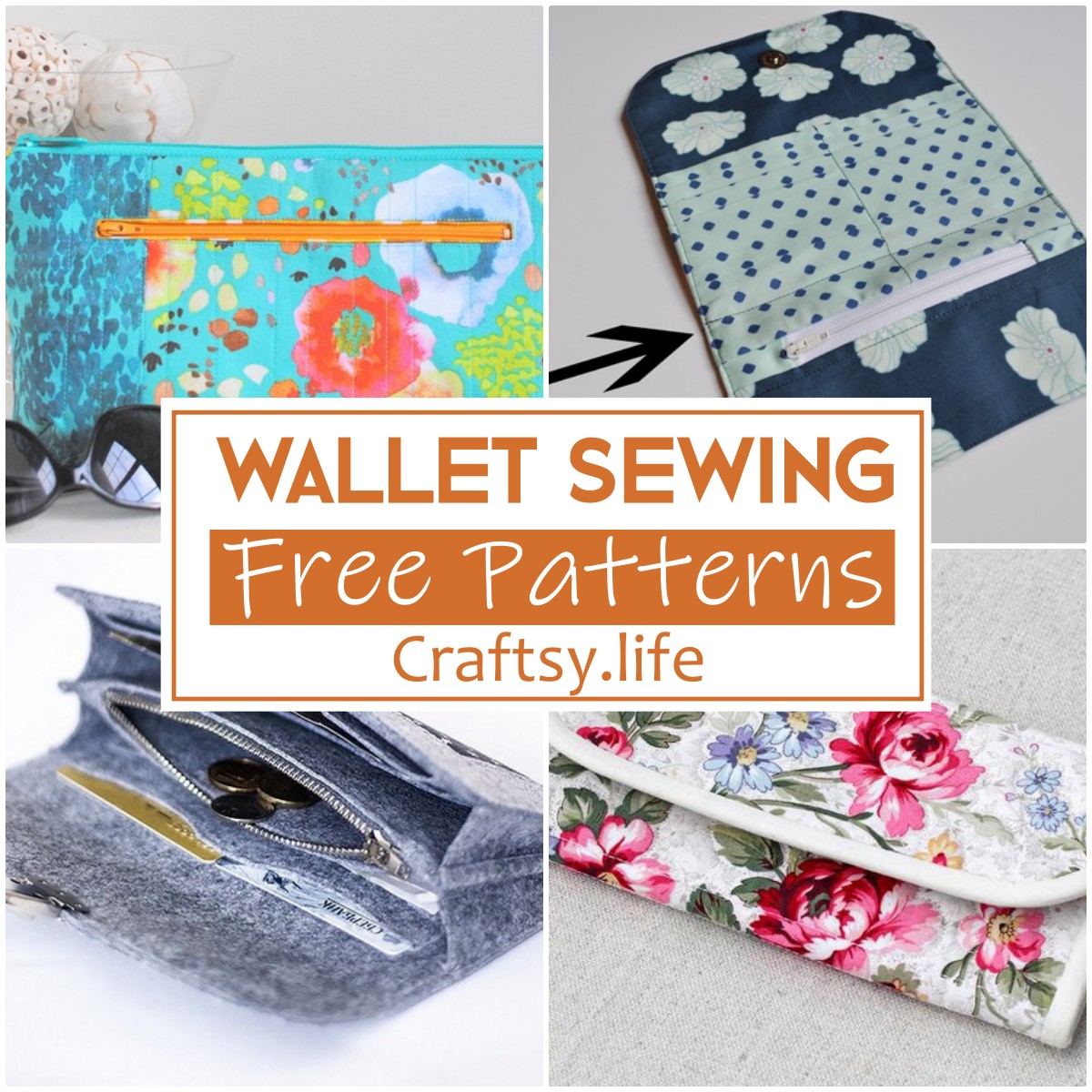 17 Free Wallet Sewing Patterns For All Ages - Craftsy