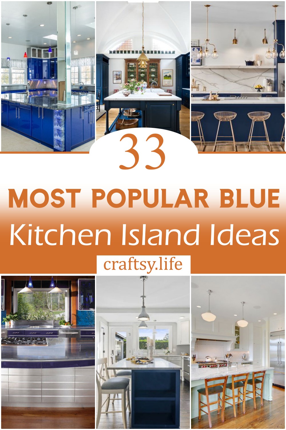 Most Popular Blue Kitchen Island Ideas 1