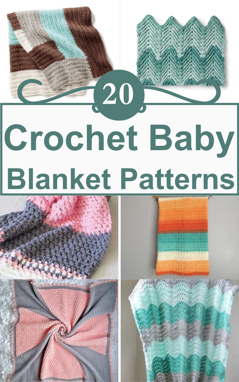 20 Free Crochet Baby Blanket Patterns