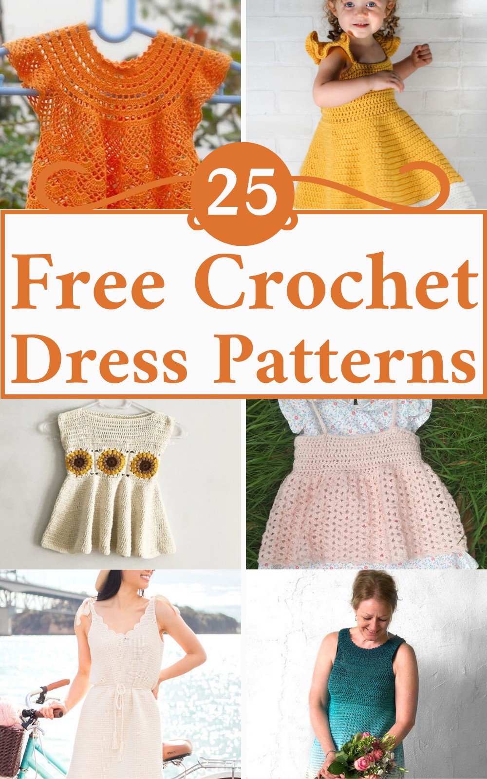 25 Free Crochet Dress Patterns