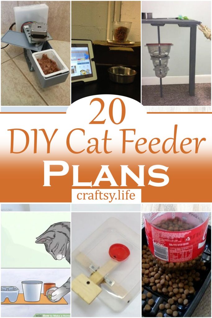 20 DIY Cat Feeder Plans And Ideas Craftsy