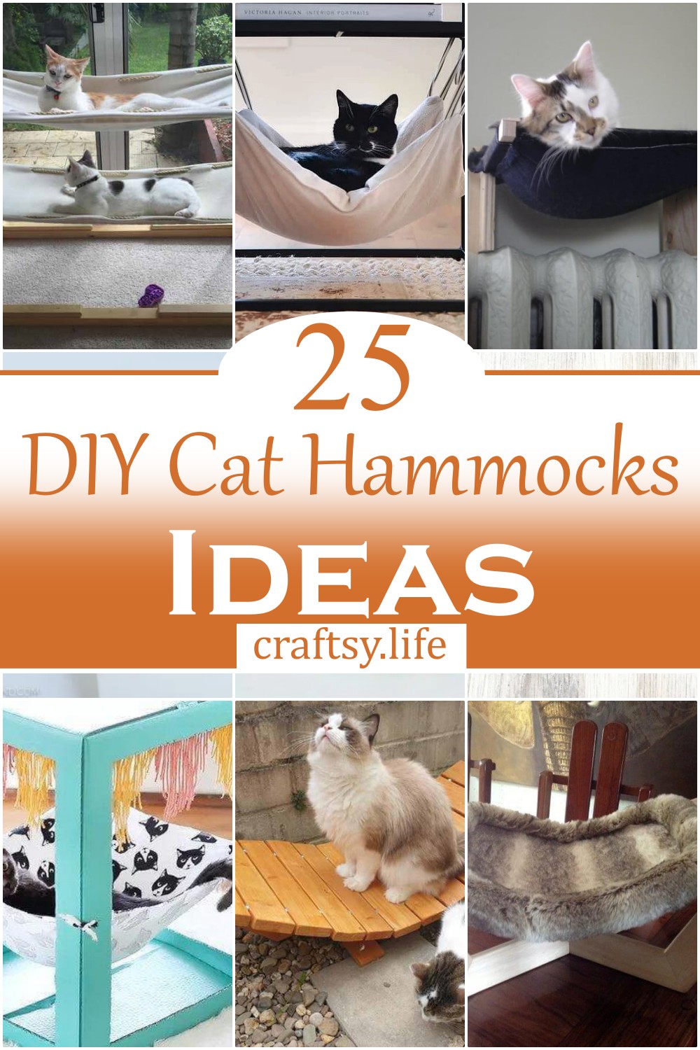 DIY Cat Hammocks
