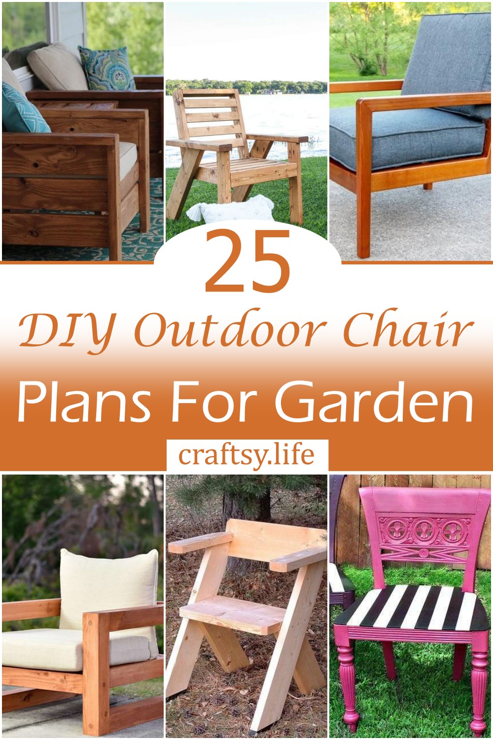 DIY Outdoor Chair Plans 1