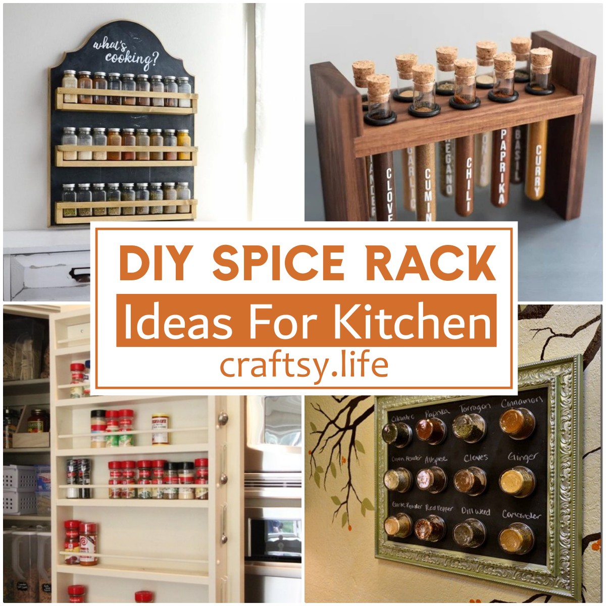 DIY Spice Rack Ideas