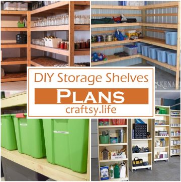DIY Storage Shelves 1