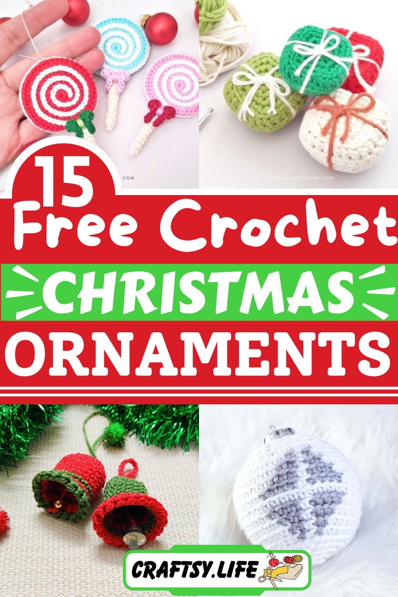 15 Free Crochet Christmas Ornament Patterns For Decor