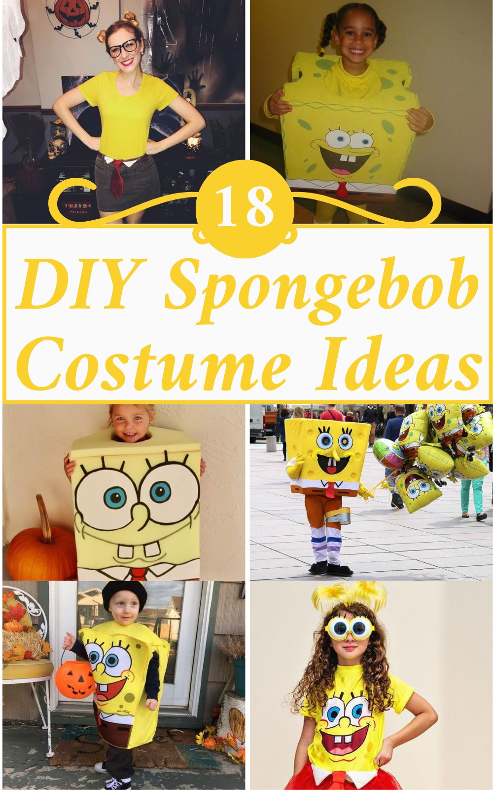 18 DIY Spongebob Costume Ideas